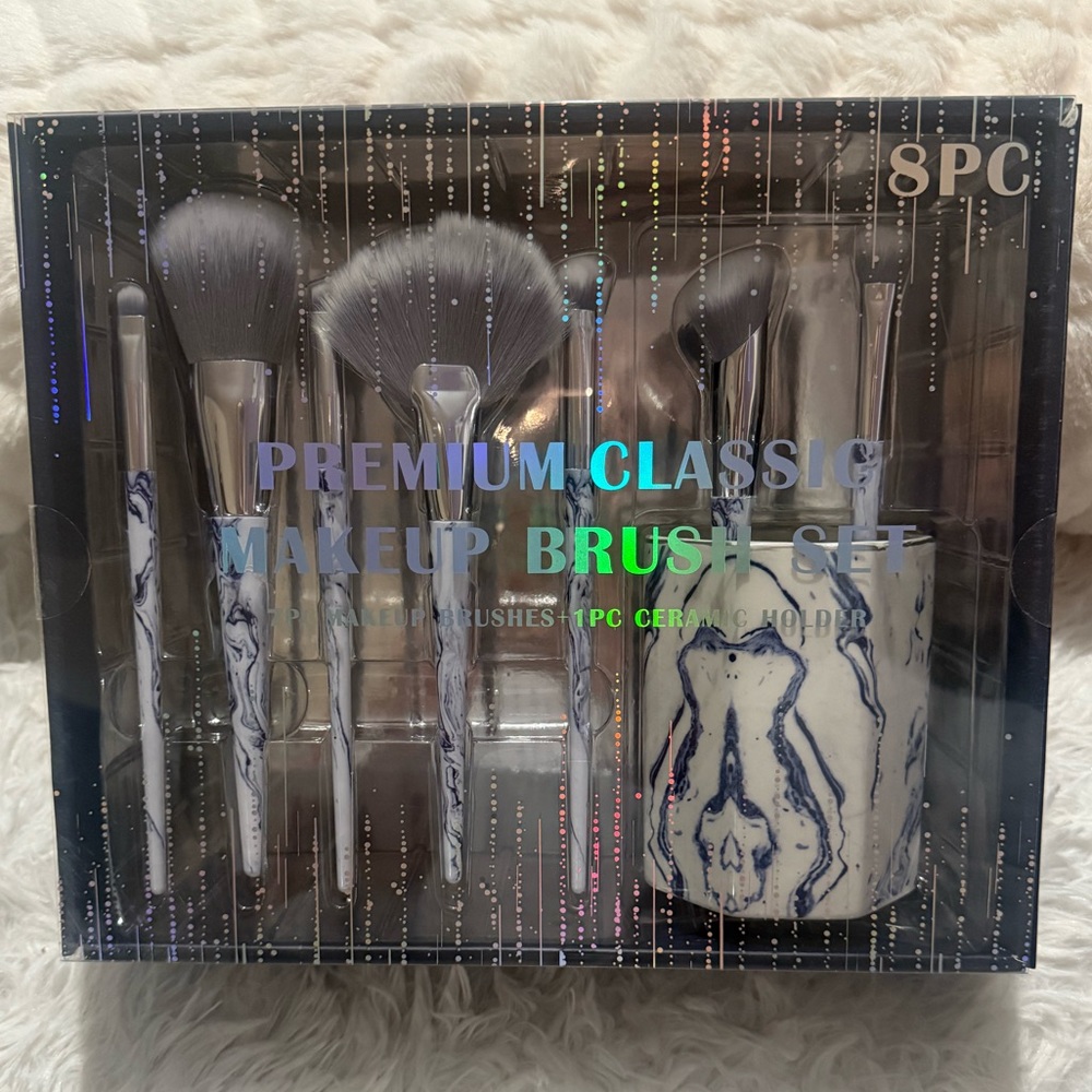 8 pcs Premium Classic Make Up Brush Set